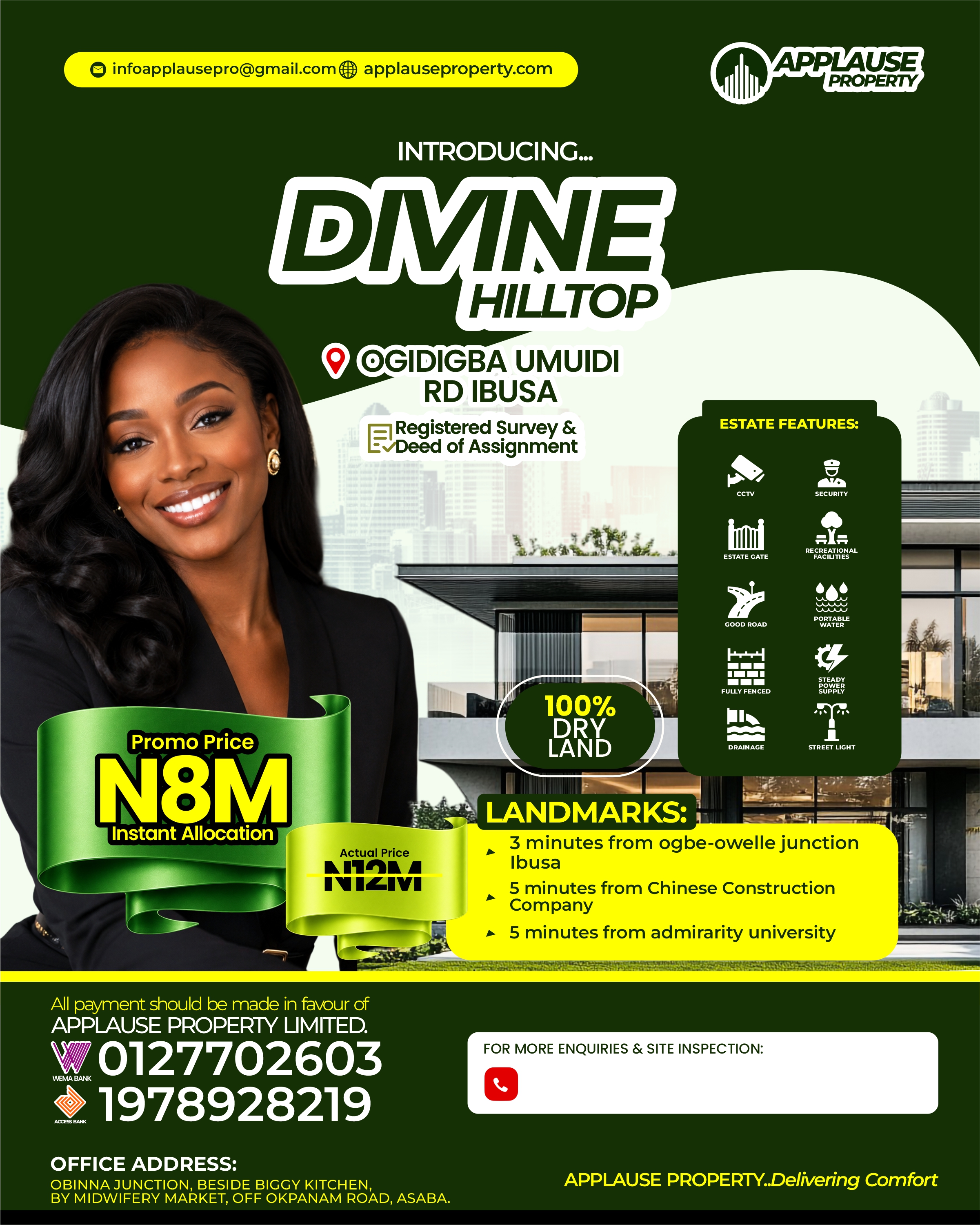 Divine Hilltop Estate Flyer